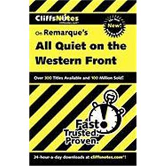 " Notes on Remarque's ""All Quiet on the Western Front"" - Paperback - 2000" - 1